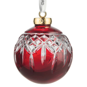 Waterford Lismore Bauble Red-Goviers