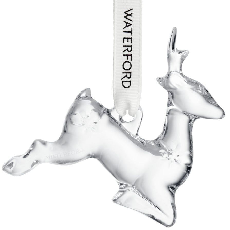 Waterford Mini Reindeer Ornament-Goviers