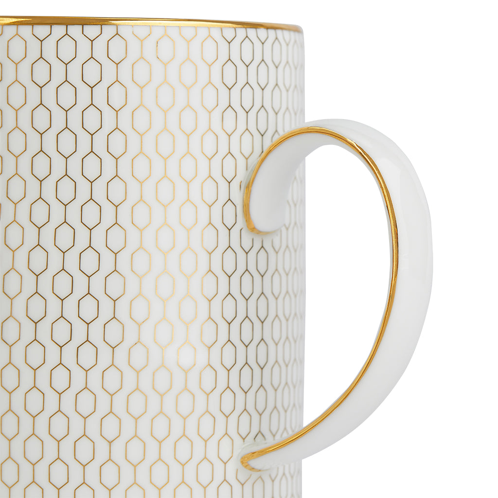 Wedgwood Gio Gold Mug-Home & Garden > Kitchen & Dining > Tableware > Drinkware > Mugs-Goviers