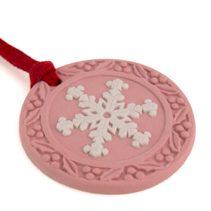 Wedgwood Jasperware Snowflake Ornament-Goviers