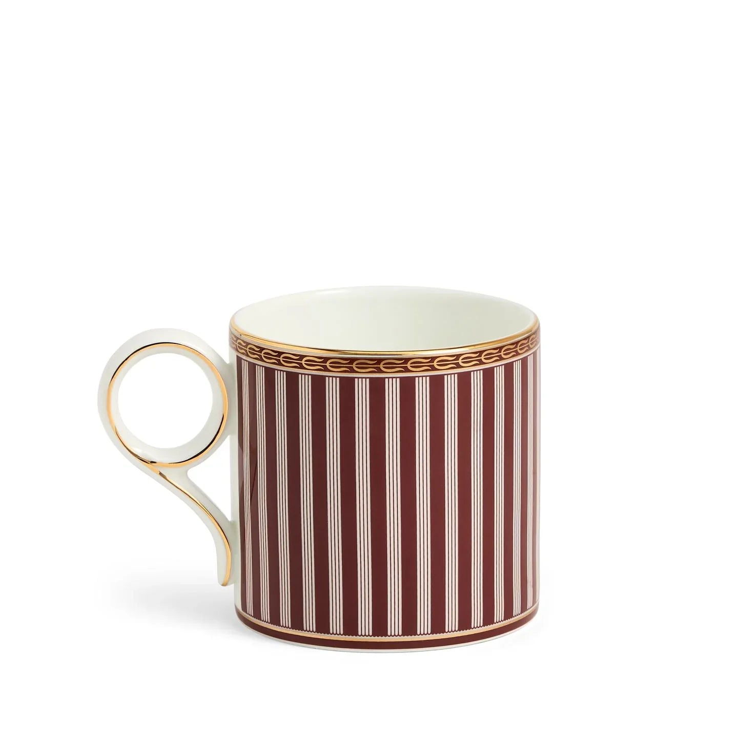 Wedgwood Red Splendour Striped Mug-Goviers