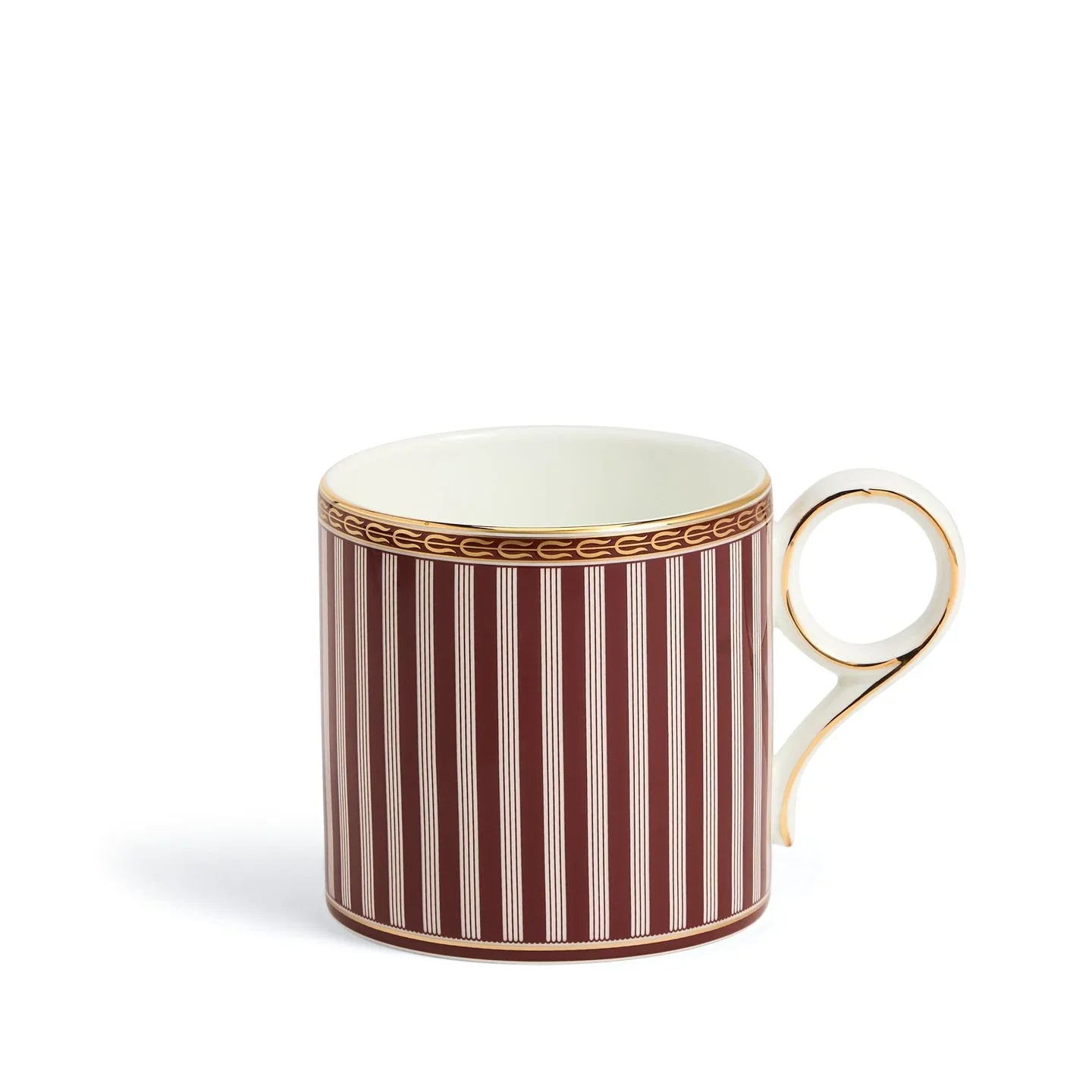 Wedgwood Red Splendour Striped Mug-Goviers