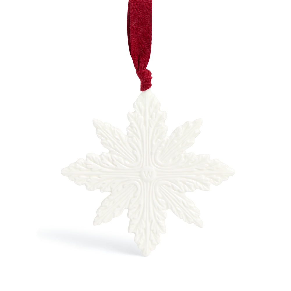 Wedgwood Snowflake Ornament-Goviers