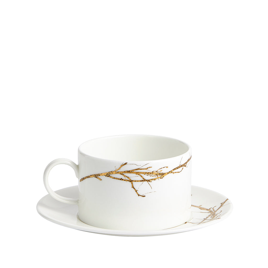 Wedgwood Vera Wang Jardin Tea Cup & Saucer - Goviers of Sidmouth
