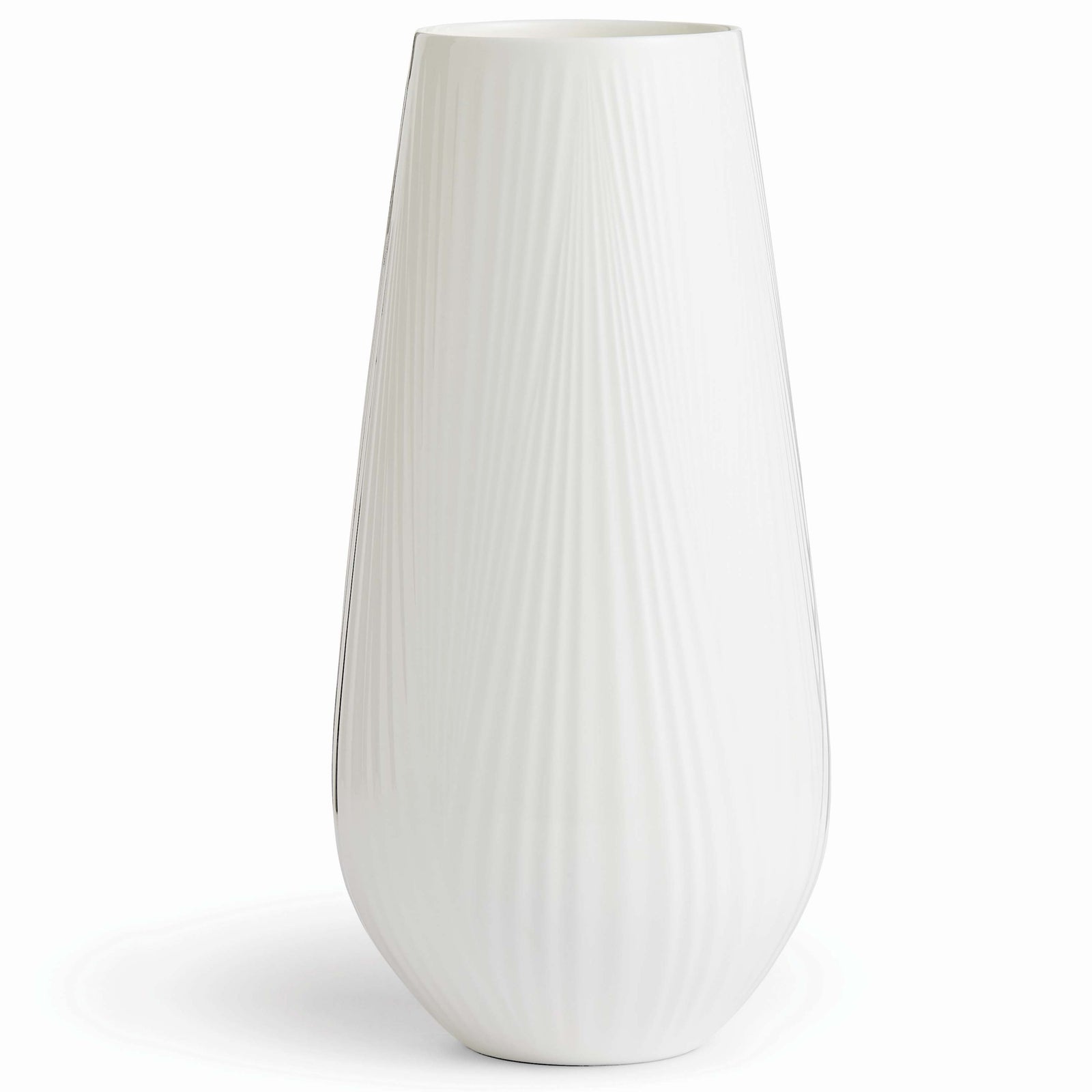 Wedgwood White Folia Tall Vase-Home-Goviers