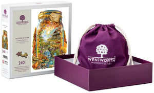 Wentworth Autumn in a Jar Wooden Puzzle - 240 Pieces-Goviers