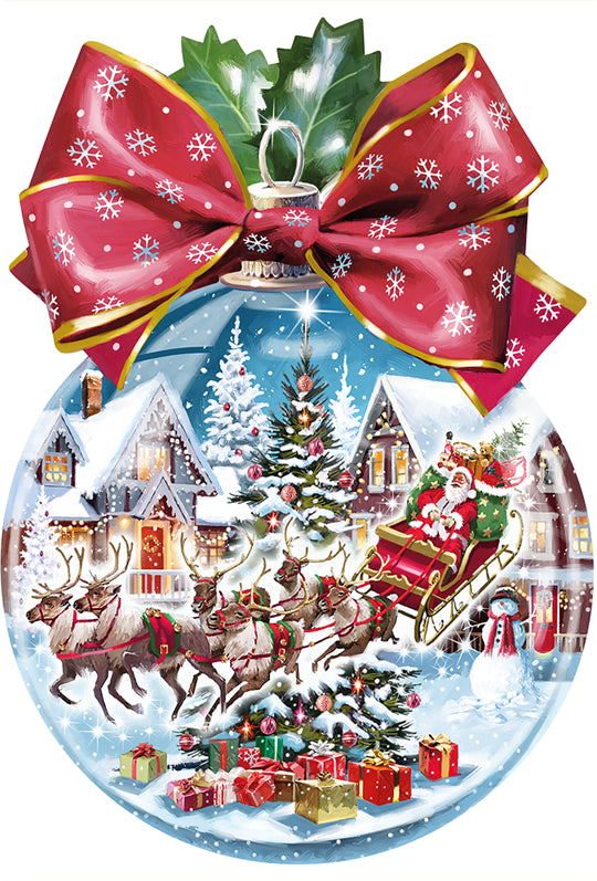 Wentworth Christmas Eve Bauble Wooden Puzzle - 140 Pieces-Goviers