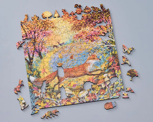Wentworth Fall Fox Wooden Puzzle - 240 Pieces-Goviers