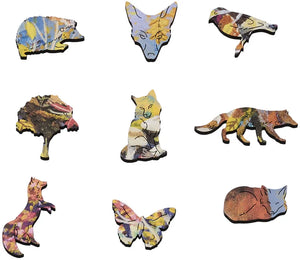 Wentworth Fall Fox Wooden Puzzle - 240 Pieces-Goviers