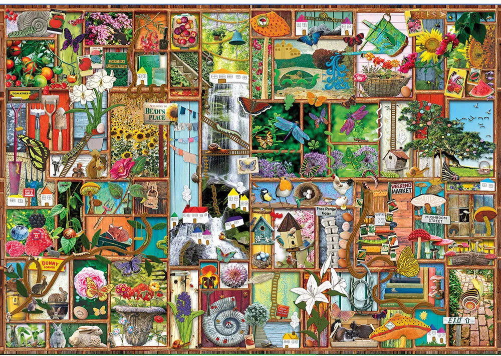 Wentworth Garden Treasures Wooden Puzzle - 1000 Pieces-Goviers