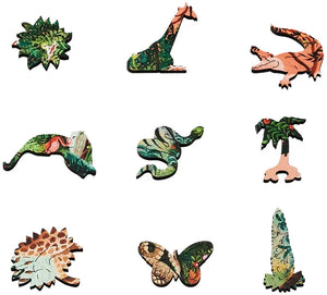 Wentworth La Jungle Aux Crocodile - Free Form Wooden Puzzle - 250 Pieces-Goviers