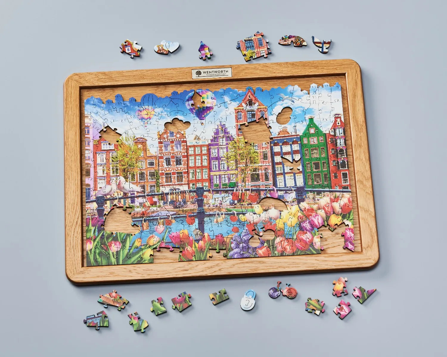 Wentworth Medium Wooden Jigsaw Puzzle Board-Goviers