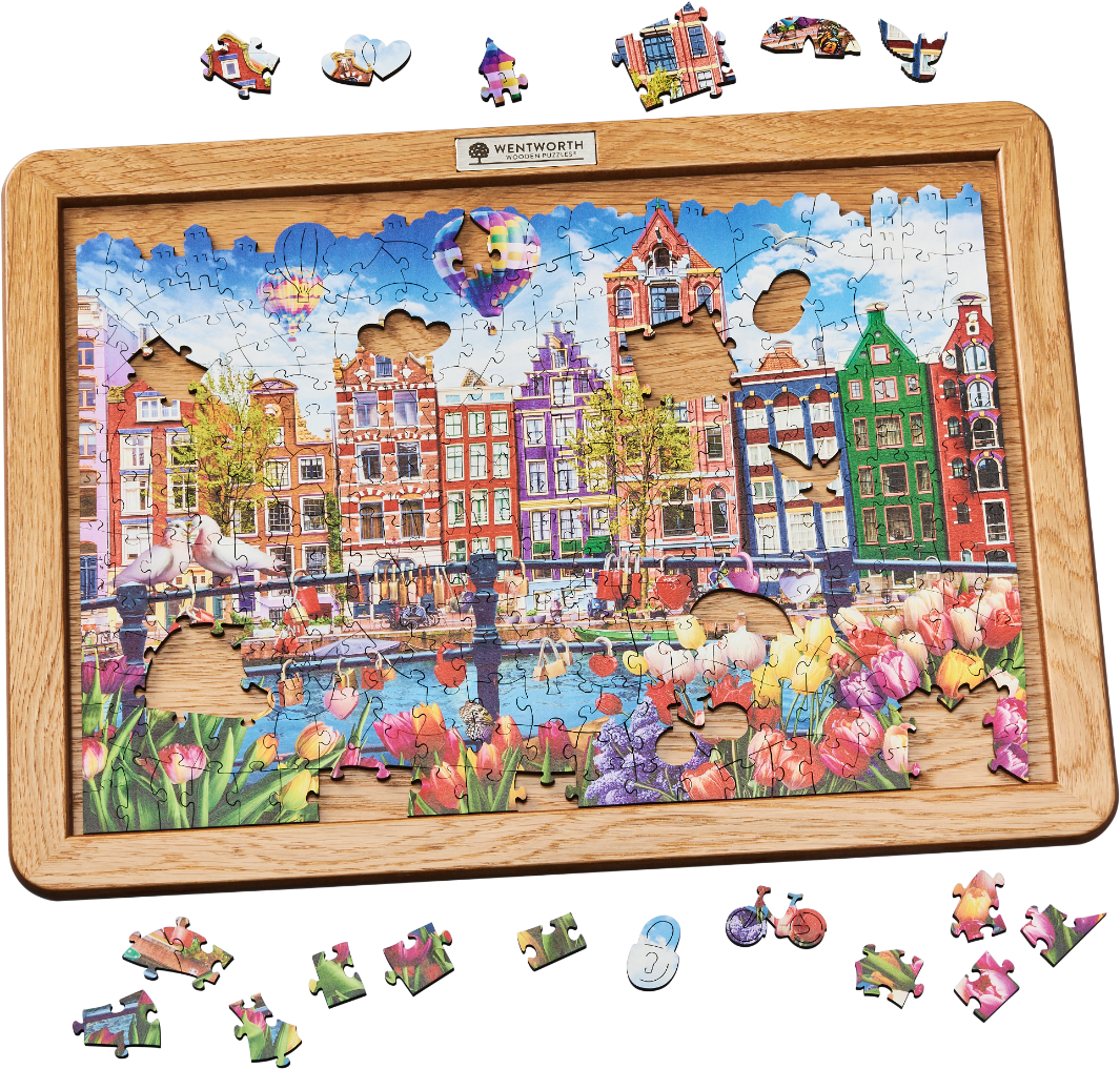 Wentworth Medium Wooden Jigsaw Puzzle Board-Goviers