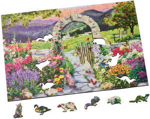 Wentworth Mountain Garden Wooden Puzzle - 250 Pieces-Goviers