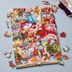 Wentworth Out Of The Book - Alice In Wonderland Wooden Puzzle - 250 Pieces-Goviers