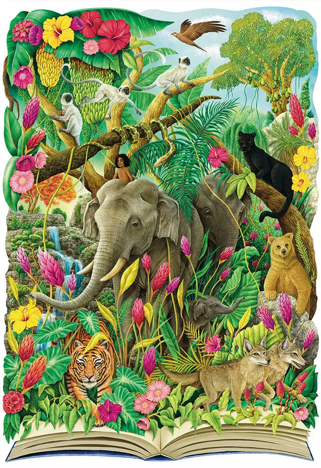 Wentworth Out of the Book - The Jungle Book Wooden Puzzle - 250 Pieces-Goviers