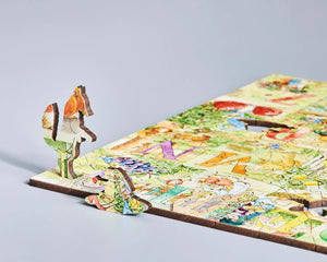 Wentworth Peter Rabbit Alphabet Children's Wooden Puzzle - 50 Large Pieces-Goviers