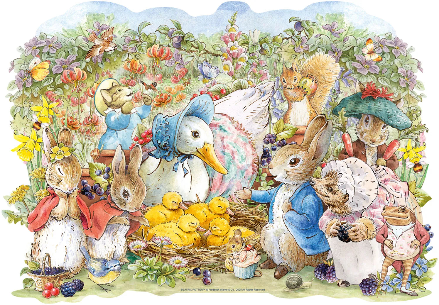 Wentworth Peter Rabbit and Friends Wooden Puzzle - 250 Pieces-Goviers
