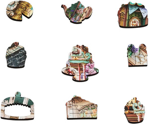 Wentworth Petit Patisserie Wooden Puzzle - 250 Pieces-Goviers