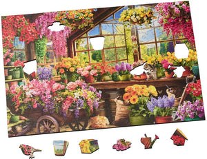 Wentworth Potting Shed Wooden Puzzle - 80 Pieces-Goviers
