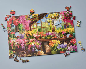 Wentworth Potting Shed Wooden Puzzle - 80 Pieces-Goviers