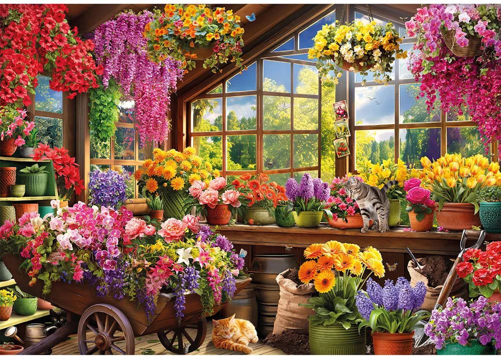 Wentworth Potting Shed Wooden Puzzle - 250 Pieces-Goviers