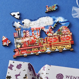 Wentworth Saint Nicholas Express Wooden Puzzle Christmas Cracker