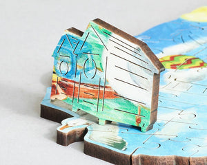 Wentworth Seaside Village Wooden Puzzle - 250 Pieces-Goviers