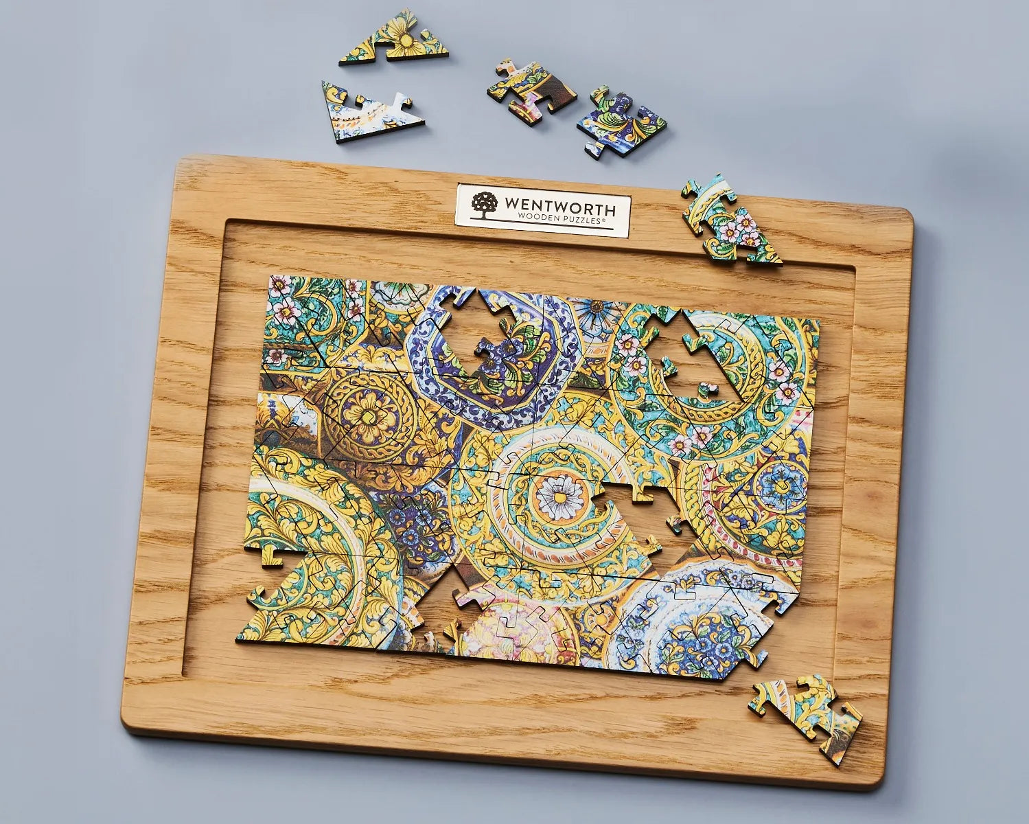 Wentworth Small Wooden Jigsaw Puzzle Board-Goviers