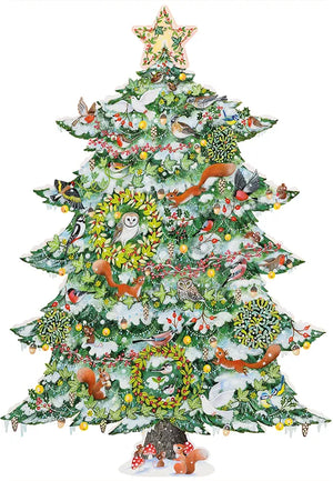 Wentworth Snowy Fir Tree - Vine Cut Wooden Puzzle - 300 Pieces-Goviers