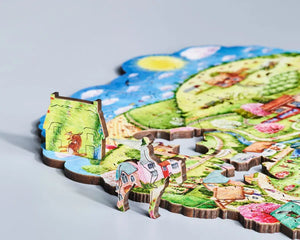 Wentworth Spring Village Wooden Puzzle - 240 Pieces-Goviers