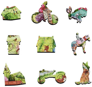 Wentworth Spring Village Wooden Puzzle - 240 Pieces-Goviers