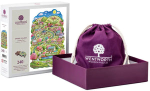 Wentworth Spring Village Wooden Puzzle - 240 Pieces-Goviers