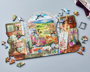 Wentworth Through the Window - Spring Wooden Puzzle - 235 Pieces-Goviers