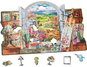 Wentworth Through the Window - Spring Wooden Puzzle - 235 Pieces-Goviers