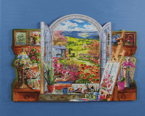 Wentworth Through the Window - Spring Wooden Puzzle - 235 Pieces-Goviers