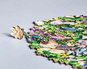 Wentworth Wildflower Wreath Wooden Puzzle - 250 Pieces-Goviers