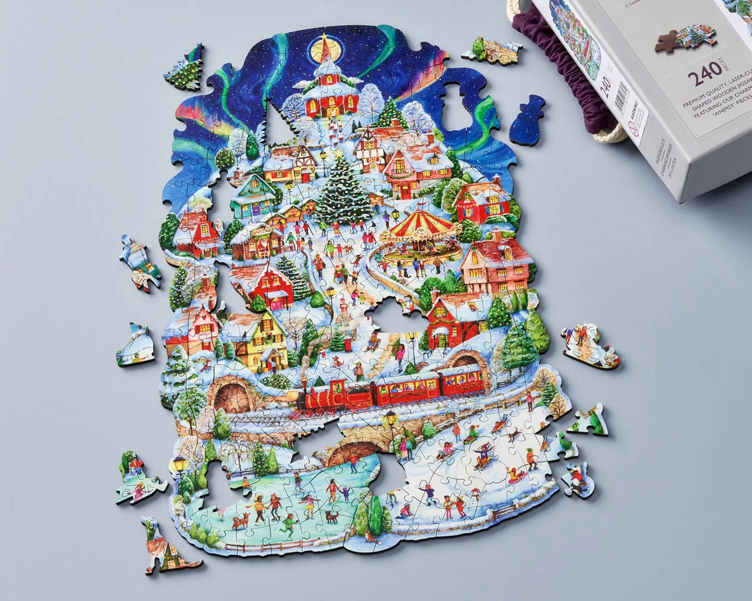 Wentworth Winter Village Wooden Puzzle - 240 Pieces - Goviers of