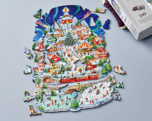 Wentworth Winter Village Wooden Puzzle - 240 Pieces-Goviers