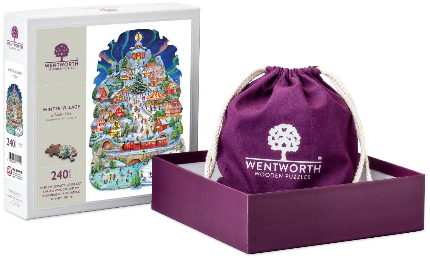 Wentworth Winter Village Wooden Puzzle - 240 Pieces - Goviers of