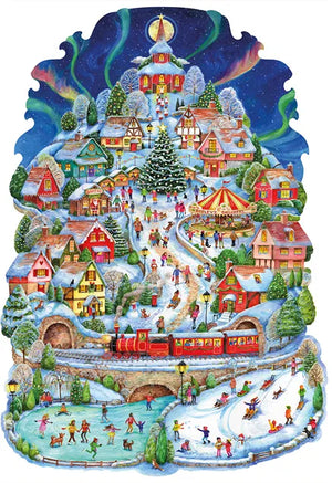 Wentworth Winter Village Wooden Puzzle - 240 Pieces-Goviers