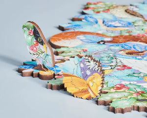 Wentworth Woodland Wreath Wooden Puzzle - 300 Pieces-Goviers