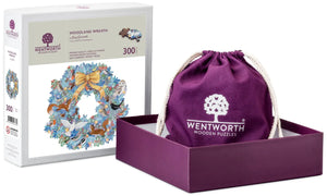 Wentworth Woodland Wreath Wooden Puzzle - 300 Pieces-Goviers