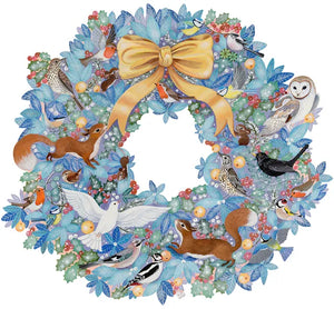 Wentworth Woodland Wreath Wooden Puzzle - 300 Pieces-Goviers