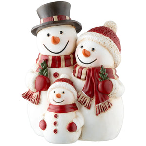 Aynsley Snowman Family Figurine-Goviers