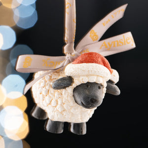 Aynsley Christmas Sheep Hanging Ornament-Goviers