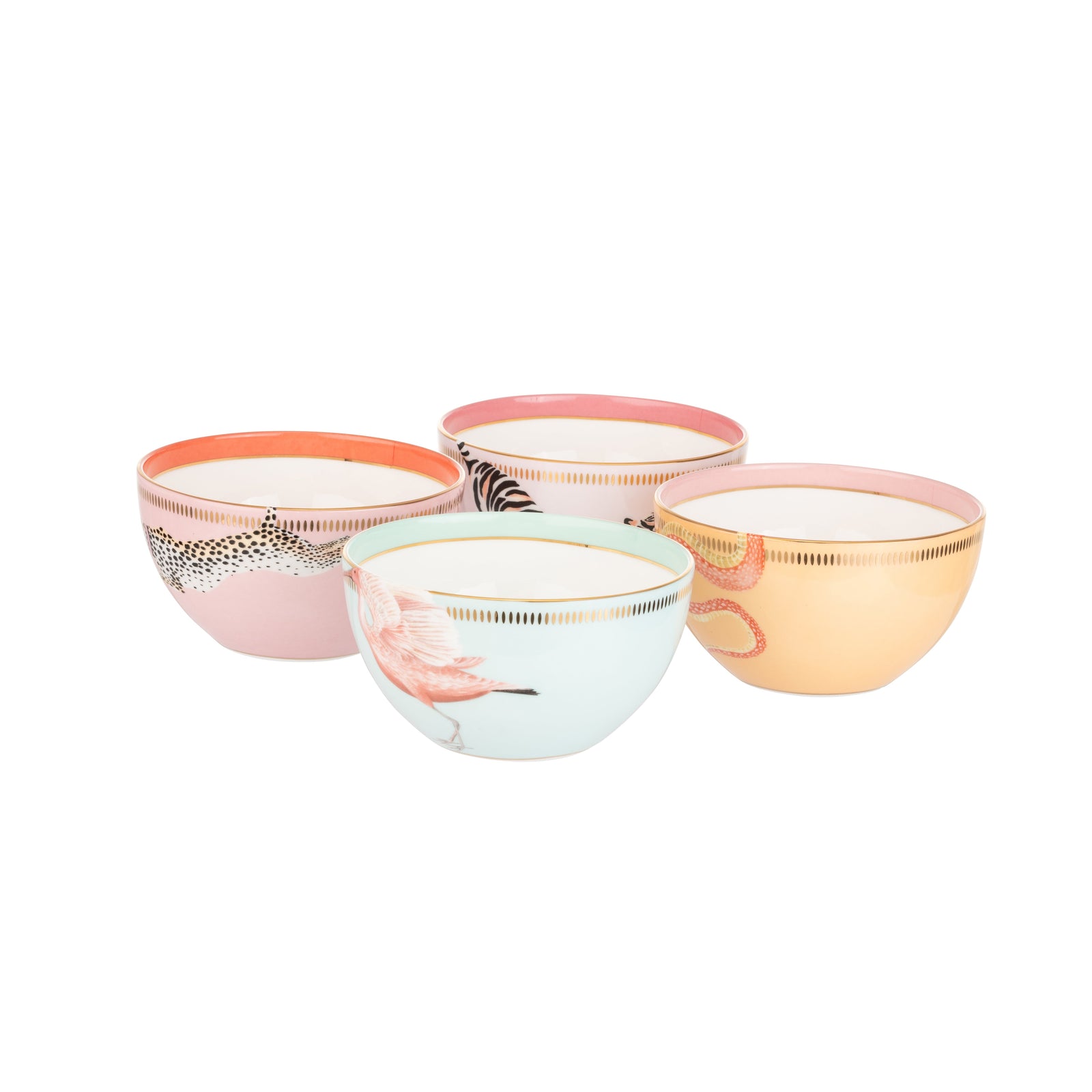 Yvonne Ellen Animal Cereal Bowl Set of 4-Goviers
