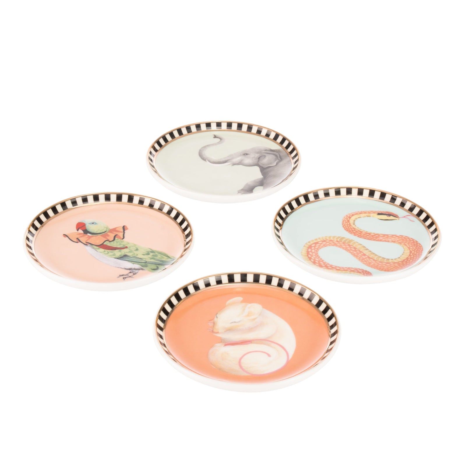 Yvonne Ellen Animal Coaster Set of 4-Goviers
