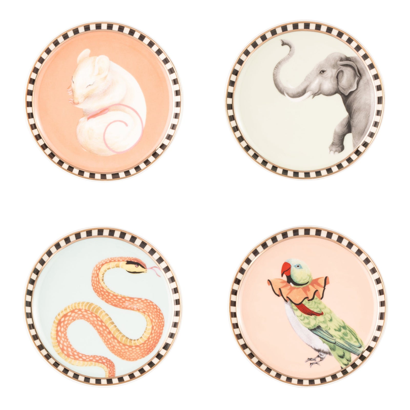 Yvonne Ellen Animal Coaster Set of 4-Goviers