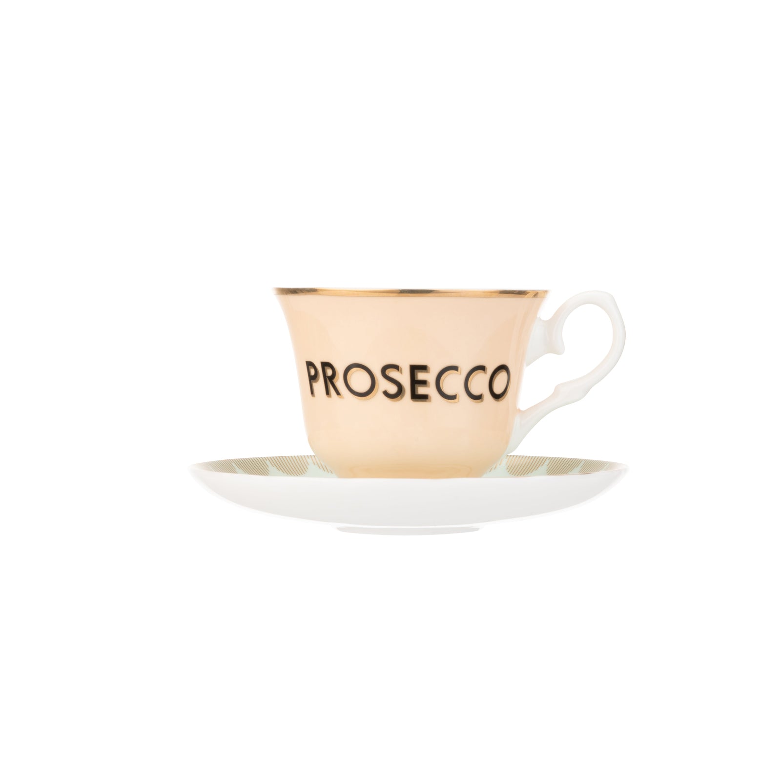 Yvonne Ellen Boozy Teacup And Saucer - Prosecco-Goviers